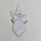Porta Guardanapo Laço Lurex com Ponteira Porta Guardanapo Laço Lurex com Ponteira