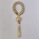 Porta Guardanapo Murano Champanhe e Mel Tassel