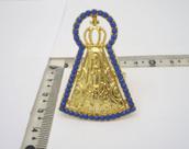 Porta Guardanapo Nossa Senhora Aparecida Azul