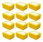 Porta Guardanapo Papeleira Lanchonete Restaurante Kit 12pç - Amarelo
