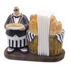 Porta-guardanapos Bakery Chef Creative Resin Statue 19cm