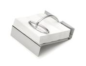 Porta Guardanapos Gloss De Mesa Médio 13x13cm em Aço Inox