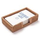 Porta-guardanapos retangular de rattan XIMISISE 24 x 14 x 6 cm