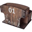 Porta Guardanapos Sachê de Mesa MDF Bar Lanchonete 1 ao 10 Zanline Marrom Porta Guardanapos Sachê de Mesa MDF Bar Lanchonete 1 ao 10 Zanline Marrom