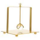 Porta-guardanapos STOBAZA Freestanding Iron Golden 15x13,5 cm