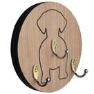 Porta-Guia Pet Organizador 3in1 Chaveiro Coleiras MDF Porta-Guia Pet Organizador 3in1 Chaveiro Coleiras MDF