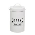Porta Herméticos Café Condimentos Decoração 1,5L Organizador Lata Aço Mantimento Porta Herméticos Café Condimentos Decoração 1,5L Organizador Lata Aço Mantimento