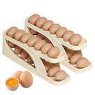 Porta Huevos MADABO de Auto-deslizamiento para Refrigerador, Capacidad para 15 Huevos