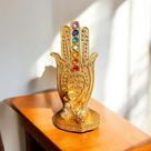 Porta Incenso Energia Meditação Mão 7 Chakras Decoração Buda