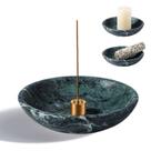 Porta-incenso Koville Natural Marble para palitos (verde)