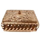 Porta Joia Suez Retangular em Ferro Cor Cobre 26862