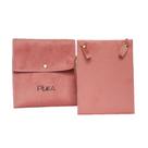 Porta joias envelope suede rose piuka Porta joias envelope suede rose piuka