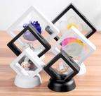 Porta Joias Flutuante Membrana Elástica Vitrine De Luxo Suporte Para Pedras Preciosas 7cm
