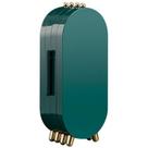 Porta Joias Organizador De Acrílico Dobrável 3 Compartimentos c/ Espelho Caixa Armazenadora 40x23cm