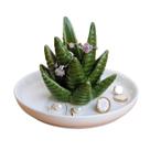 Porta-joias PUDDING CABIN Aloe Ring Dish 10x13cm