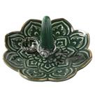 Porta-joias RUIMIC Ceramic Green Mandala para mulheres