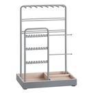 Porta-Joias SONGMICS Dove Grey - Metal com Bandeja de Veludo