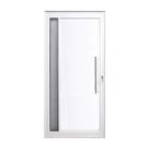 Porta Lambril 210x080 C/ P C/ Vidro Branco Lado Direita L.25