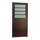 Porta Lambril Basculante Super 25 Vidro Boreal 210cm X 86cm Brimak Abertura Esquerda