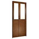 Porta Lambril Camarão Vidro Mini Boreal 210x90 Fortsul Esquadrisul Abertura Esquerda