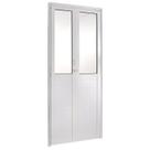 Porta Lambril Camarão Vidro Mini Boreal 210x90cm Fortsul Esquadrisul Abertura Esquerda