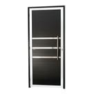 Porta Lambril com Friso com Puxador Super 25 210cm X 80cm Brimak Abertura Direita Porta Lambril com Friso com Puxador Super 25 210cm X 80cm Brimak Abertura Direita