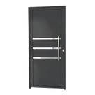 Porta Lambril com Friso com Puxador Super 25 210cm X 90cm Brimak Abertura Direita Porta Lambril com Friso com Puxador Super 25 210cm X 90cm Brimak Abertura Direita