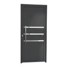 Porta Lambril com Friso com Puxador Super 25 210cm X 90cm Brimak Abertura Esquerda Porta Lambril com Friso com Puxador Super 25 210cm X 90cm Brimak Abertura Esquerda