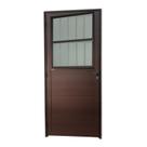 Porta Lambril com Grade Super 25 Vidro Boreal 210cm X 86cm Brimak Abertura Direita