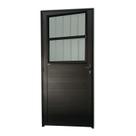 Porta Lambril com Grade Super 25 Vidro Boreal 210cm X 86cm Brimak Abertura Direita