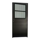 Porta Lambril com Grade Super 25 Vidro Boreal 210cm X 86cm Brimak Abertura Esquerda