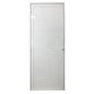 Porta Lambril com Maçaneta e Fechadura de Banheiro 210x80cm Veneza Abertura Esquerda