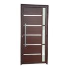 Porta Lambril com Puxador 210cm x 100cm Miraggio Super 25 Brimak Abertura Esquerda Corten
