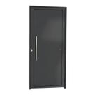 Porta Lambril com Puxador Super 25 210cm x 90cm Brimak Abertura Esquerda Cinza Porta Lambril com Puxador Super 25 210cm x 90cm Brimak Abertura Esquerda Cinza
