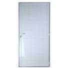 Porta Lambril de Alumínio Branco 2.10 X 0.70 x 0.045 com Maçaneta
