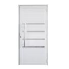 Porta Lambril de Alumínio Branco com Puxador e Friso Linha Roma Porta Lambril de Alumínio Branco com Puxador e Friso Linha Roma