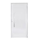 Porta Lambril de Alumínio Branco com Puxador Linha Roma