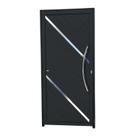 Porta Lambril Duna com Puxador Super 25 210cm X 100cm Brimak Abertura Direita Porta Lambril Duna com Puxador Super 25 210cm X 100cm Brimak Abertura Direita
