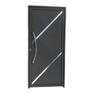 Porta Lambril Duna com Puxador Super 25 210cm X 100cm Brimak Abertura Esquerda Porta Lambril Duna com Puxador Super 25 210cm X 100cm Brimak Abertura Esquerda