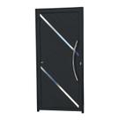 Porta Lambril Duna com Puxador Super 25 210cm X 90cm Brimak Abertura Direita