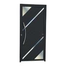 Porta Lambril Oasis com Puxador Super 25 210cm X 90cm Brimak Abertura Esquerda