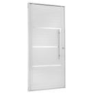 Porta Lambril Pivotante com Puxador e Friso Topsul 220x100cm Esquadrisul Abertura Direita Porta Lambril Pivotante com Puxador e Friso Topsul 220x100cm Esquadrisul Abertura Direita