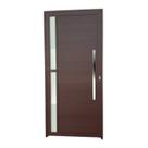Porta Lambril Visione com Puxador Super 210cm x 90cm Brimak Abertura Direita Corten