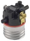 Porta-lâmpada incandescente de latão de base média Leviton 7080-M