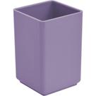 PORTA-LÁPIS Acrílico Lilás - Acessório Compacto para Mesa