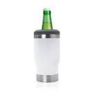 Porta Lata E Garrafa Long Neck Térmico Com Abridor - Branco