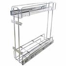 Porta Latas Duplo 8654 R1 Lateral 125x440x450mm Inox Jomer