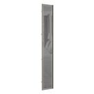 Porta Lateral Para Roupeiro 4 Portas Inox E Inox Prata