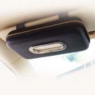 Porta-lenços de papel para carro Cartisen Sun Visor Porta-guardanapos preto