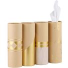 Porta-lenços para carro Winoo Design com lenços faciais de 3 camadas, pacote com 4